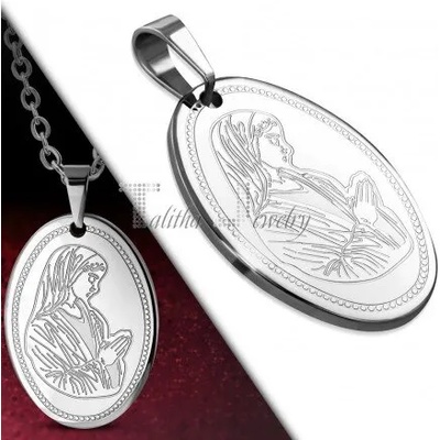 Talitha Медальон с гравирано изображение на Богородица