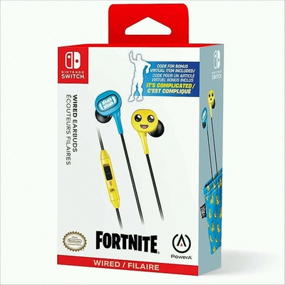 PowerA Wired Earbuds - Fortnite Peely