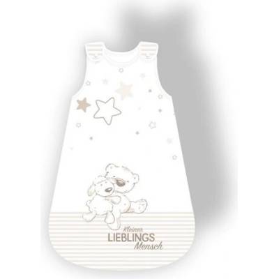 Herding Spací pytel Baby Best Baby design Little Favorite Person boční zip a druky bílý