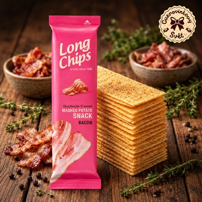 Long Chips snack Slanina 75 g