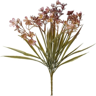 ZELEŇ KVIETKY FIALOVÉ 37CM