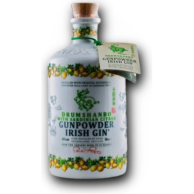 Drumshanbo Gunpowder Irish Gin with Sardinian Citrus Ceramic 43% 0,7 l (holá láhev)