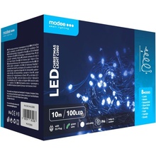 Modee Lighting LED vianočná reťaz 100 LED 10m studená biela