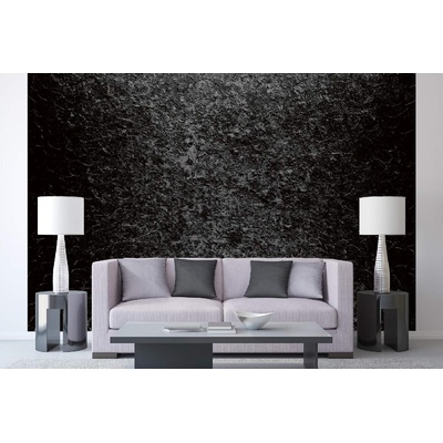 DIMEX ART Самозалепваща се флизелинова фототапета черен текстурен детайл 375 x 250 см