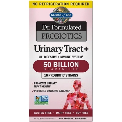 Garden of Life Dr. Formulated Probiotics Urinary Tract+, 60 Veg Capsules
