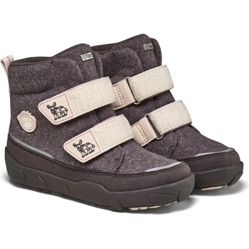 Affenzahn Детски зимни ботуши Affenzahn Kid's Mid Boot Wool Comfy Winter boots - Rhinoceros / Grey - размер 22 (EU) (702-3540-0512)