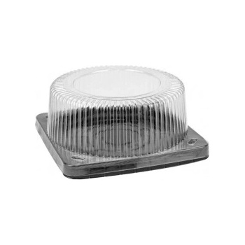 Image 1 of Horecano - Пластмасова кутия за торта за еднократна употреба ф23, 5xh9, 5см BAKERY-(HC-981896) (232206) (01981896)