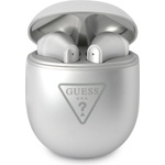 CG Mobile Guess TWS Triangle Logo silver (GUTWST82TRS) Слушалки