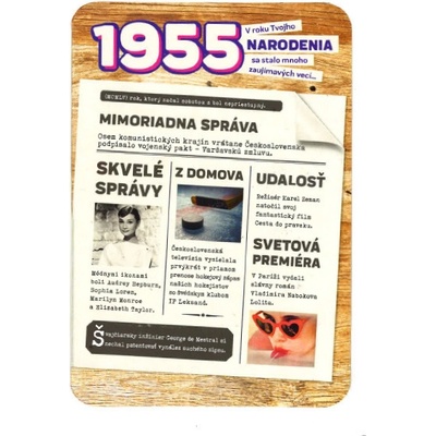 Blahoželanie 1955 - slovensky