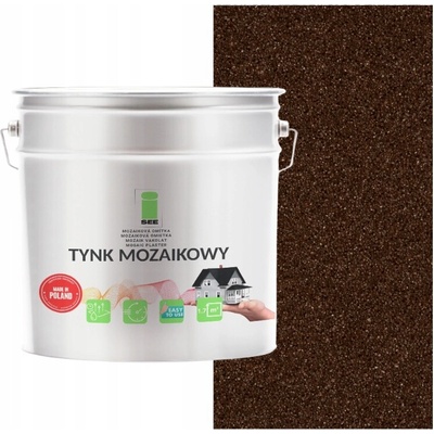 MOZAIKOVÁ OMÍTKA HNĚDÁ VNĚJŠÍ MOZAIKA 7 kg POLSKÝ VÝROBEK
