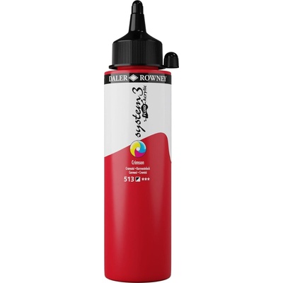 Daler-Rowney System3 АКРИЛНА боя Crimson 250 ml 1 бр (139250513)