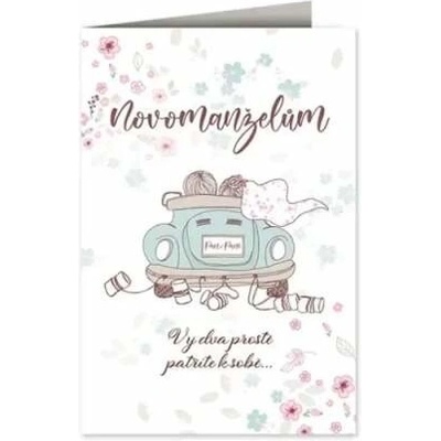 Svatební přání Novomanželům - Auto