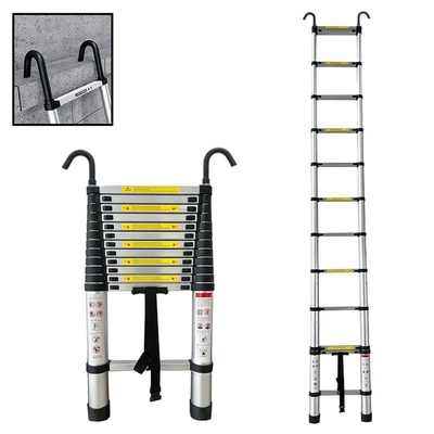 MXM Teleskopický žebřík s háky MXM TZ05-50-H 5m