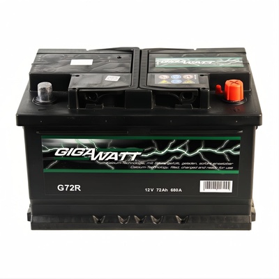 GIGAWATT 72Ah 680A right+ (G72R)
