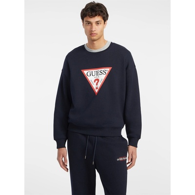 GUESS Блуза Guess Jeans Oversized Iconic Sweatshirt - Ocean A71W