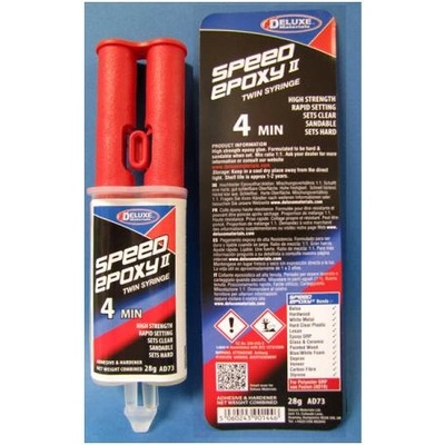 Deluxe Materials Speed Epoxy II 4 мин в спринцовки 28g