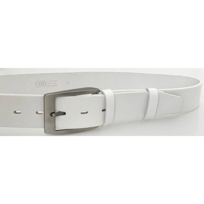 Penny Belts kožený opasek 504-00 bílý