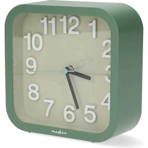 Nedis CLDK1004GN - Аналогов будилник 1xAA зелен (NE0809) Будилник