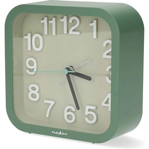Nedis CLDK1004GN - Аналогов будилник 1xAA зелен (NE0809) Будилник