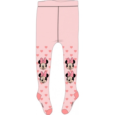 detské pančuchy Minnie Mouse Hearts ružové