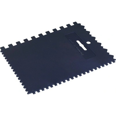 Špachtľa ozubená 177x135 mm plast