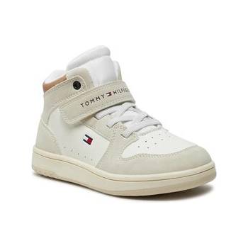 Tommy Hilfiger Сникърси High Top Lace-Up/Velcro Sneaker T3X9-33342-1269 S Бял (High Top Lace-Up/Velcro Sneaker T3X9-33342-1269 S)