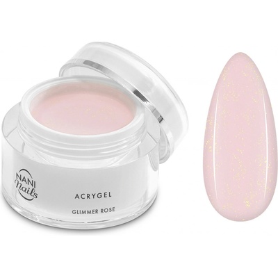 NANI UV akrygél Glimmer Rose 5 ml