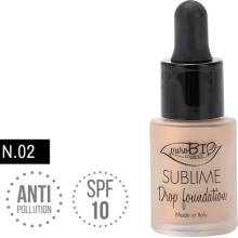 PuroBio Tekutý make-up Drop foundation 02 15 ml