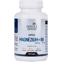 Adelle DAVIS Magnézium 200 mg + B6 40 mg 100 kapslí