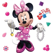 AG Design AGF00857 Samolepící dekorace - Disney Mickey Mouse Minnie DK857 (65 x 85 cm)