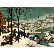 BlueBird Pieter Brueghel starší Lovci ve sněhu 3000 dílků