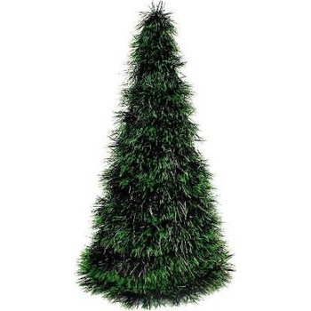 Vánoční stromeček dekorace na stůl 21,5 x 48 cm zelený