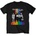 The B-52's Rainbow Stripes Black S Риза (B52TS01MB01)