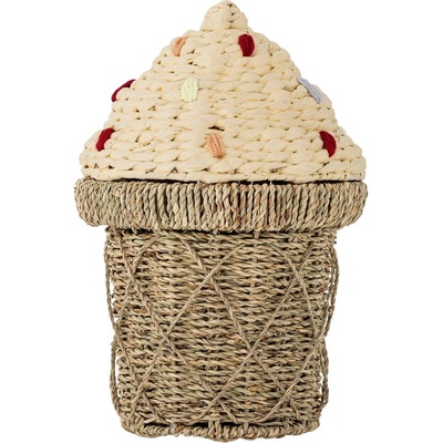 Bloomingville Mini Детска кошница за играчки от морска трева в естествен цвят ø 28x41 cm Cillie - Bloomingville Mini (82065157)