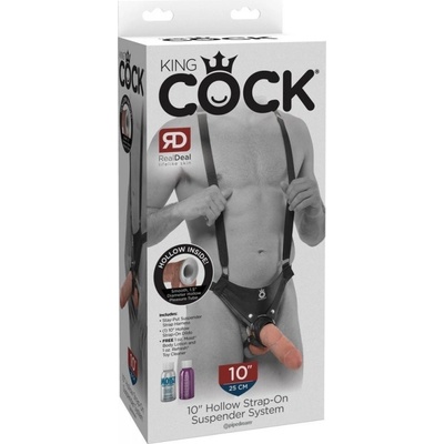 Pipedream King Cock Hollow Strap On 10 Inch – Zboží Mobilmania