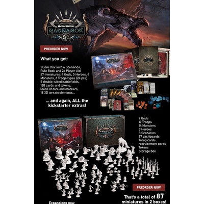 Monolith Edition Mythic Battles: Ragnarök All Stretch Goals included EN/FR