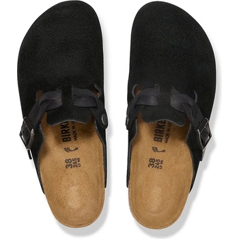 Birkenstock Велурени чехли Birkenstock Boston Braided (1030497)