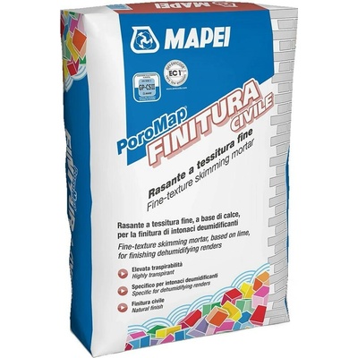Mapei POROMAP Finitura Civile Jemnozrná dokončovací malta, 25 kg
