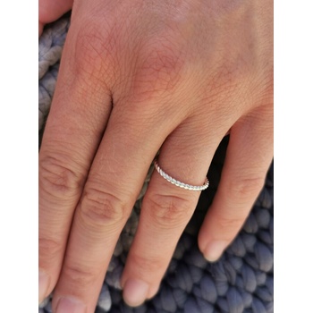 Image 1 of Модерен дамски сребърен пръстен (ДСП 2)