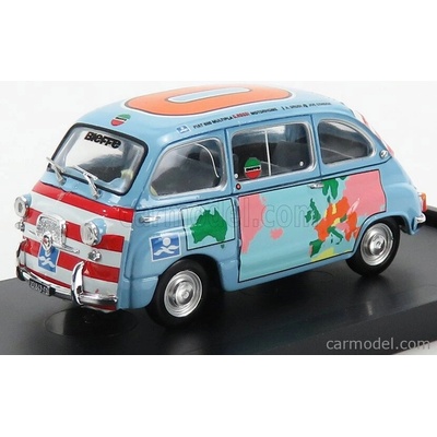 Brumm Fiat 600d Multipla Graziano Rossi Motorhome 1960 Světle Modrá 1:43