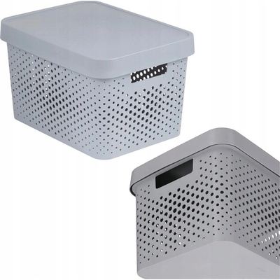 CURVER Úložný box s víkem Infinity 17 l sivá