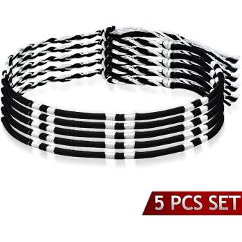 Image 1 of Комплект от пет копринени гривни