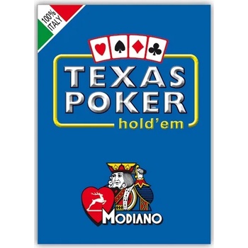 Modiano Покер карти Texas Hold’em Poker Modiano - син гръб