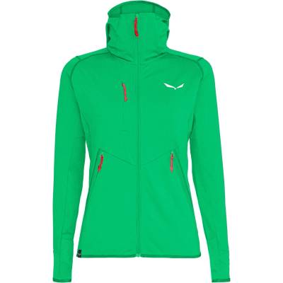 Salewa Дамско поларено яке Salewa Women's Agner Hybrid Polarlite Fullzip Hoody Fleece jacket - Irish Green Melange - размер 42 (EU) (105-2337-1216)