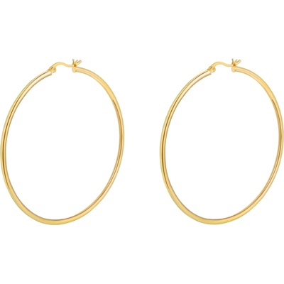 Olivie strieborné kruhy gold 7072