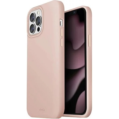 UNIQ case Lino Hue iPhone 13 Pro Max blush ružové MagSafe