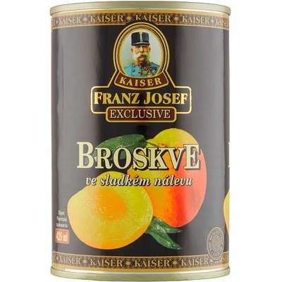 Kaiser Franz Josef Exclusive Broskyne lúpané polené v sladkom náleve 410 g