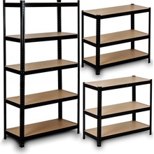 Humberg Regál 180 x 90 x 40 cm HR-813 černý