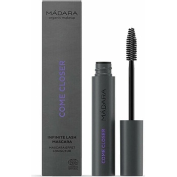 MÁDARA Riasenka pre nekonečne dlhé riasy Come Closer Black 6 ml