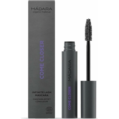 MÁDARA Riasenka pre nekonečne dlhé riasy Come Closer Black 6 ml